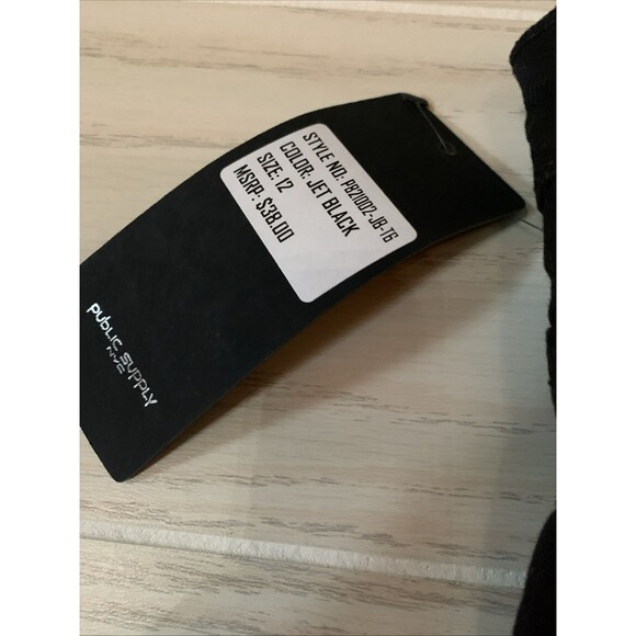 Public Supply NYC Boys 12 Black Skinny Jeans - Picture 3 of 6